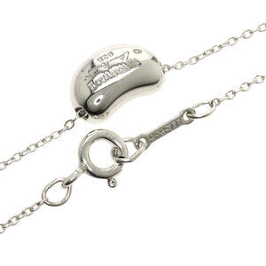 Tiffany Bean Necklace Silver